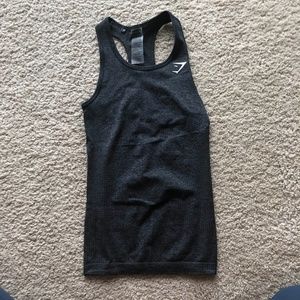 Gymshark Seamless Vest Black Marl